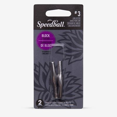Speedball Lino Wide Cutters 3 Small U Set of 2