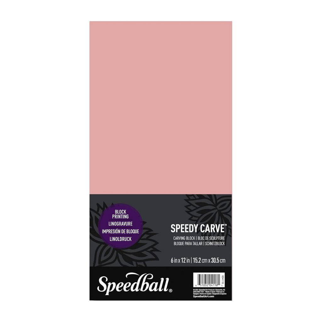 Speedball Speedy Carve Pink 6x12