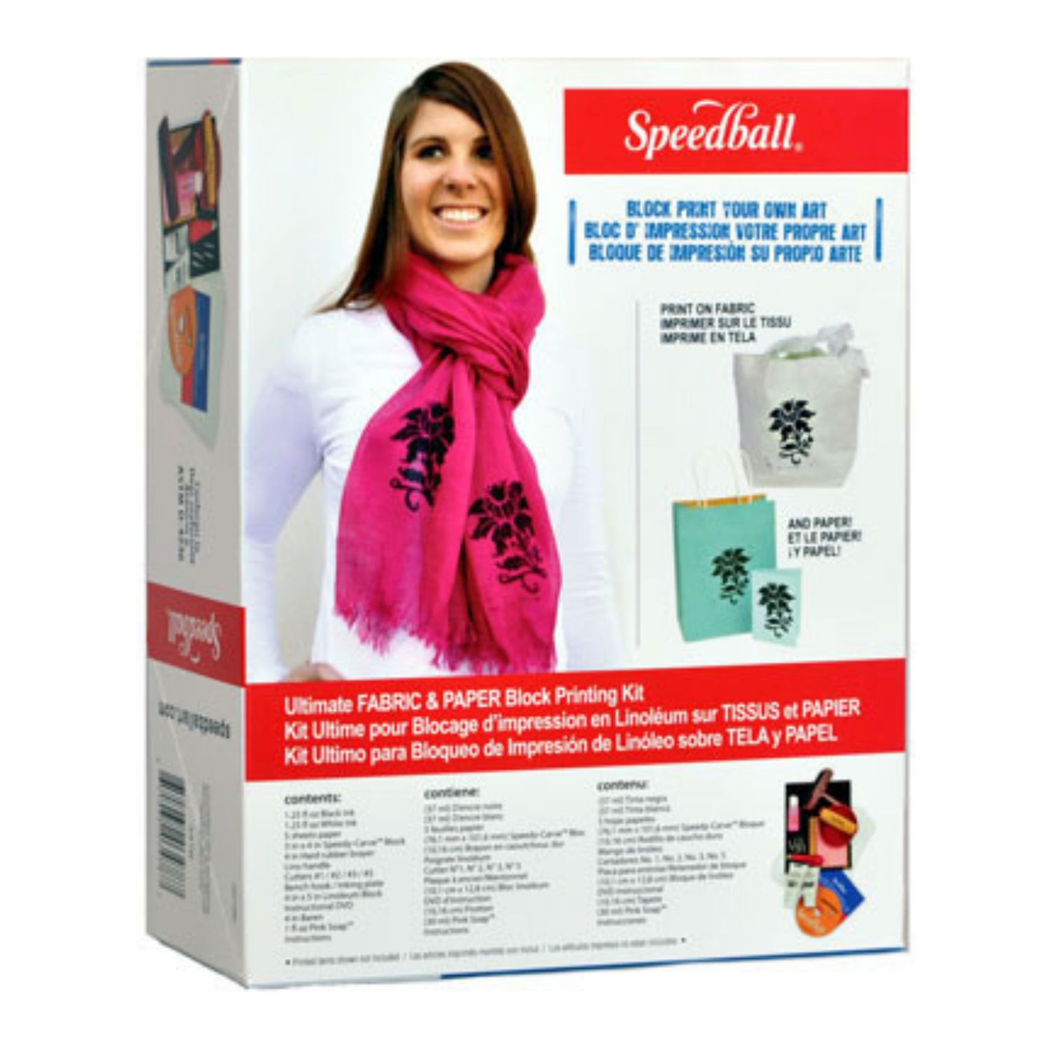 Speedball Ultimate Fabric &amp; Paper Block Priniting Kit