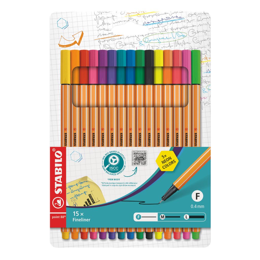 Stabilo Point 88 Wallet Set of 15