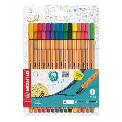 Stabilo Point 88 Wallet Set of 15