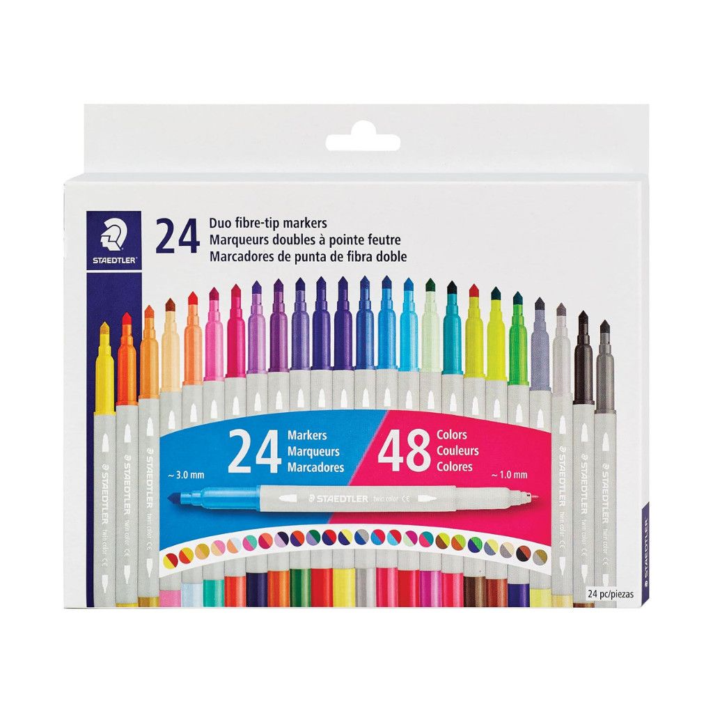 Staedtler Double-ended twin color 24pc