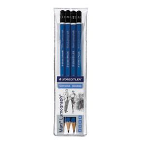 Staedtler Lumograph Pencil Set of 4 Wallet Pack