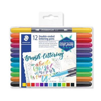 Staedtler Markers Double Ended Lettering Set of 12