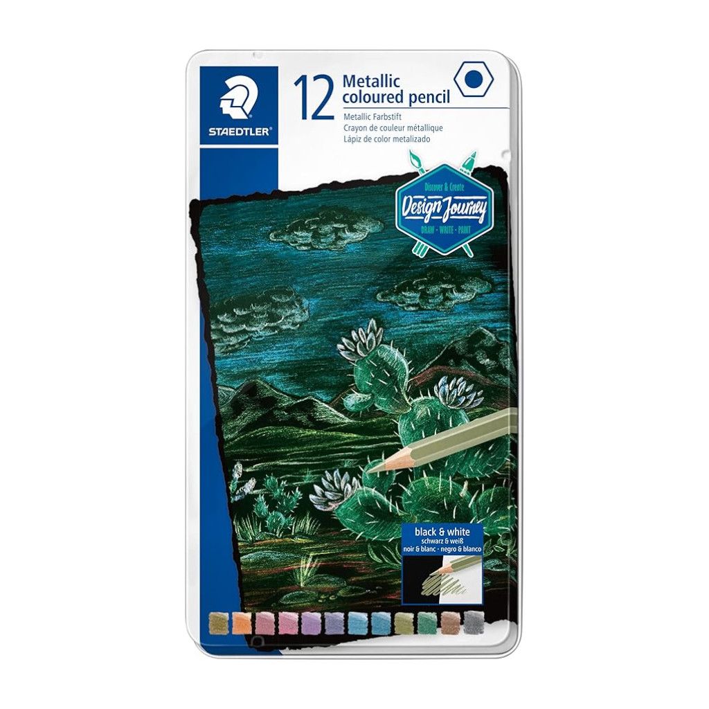 Staedtler Metallic Coloured Pencils Set of 12