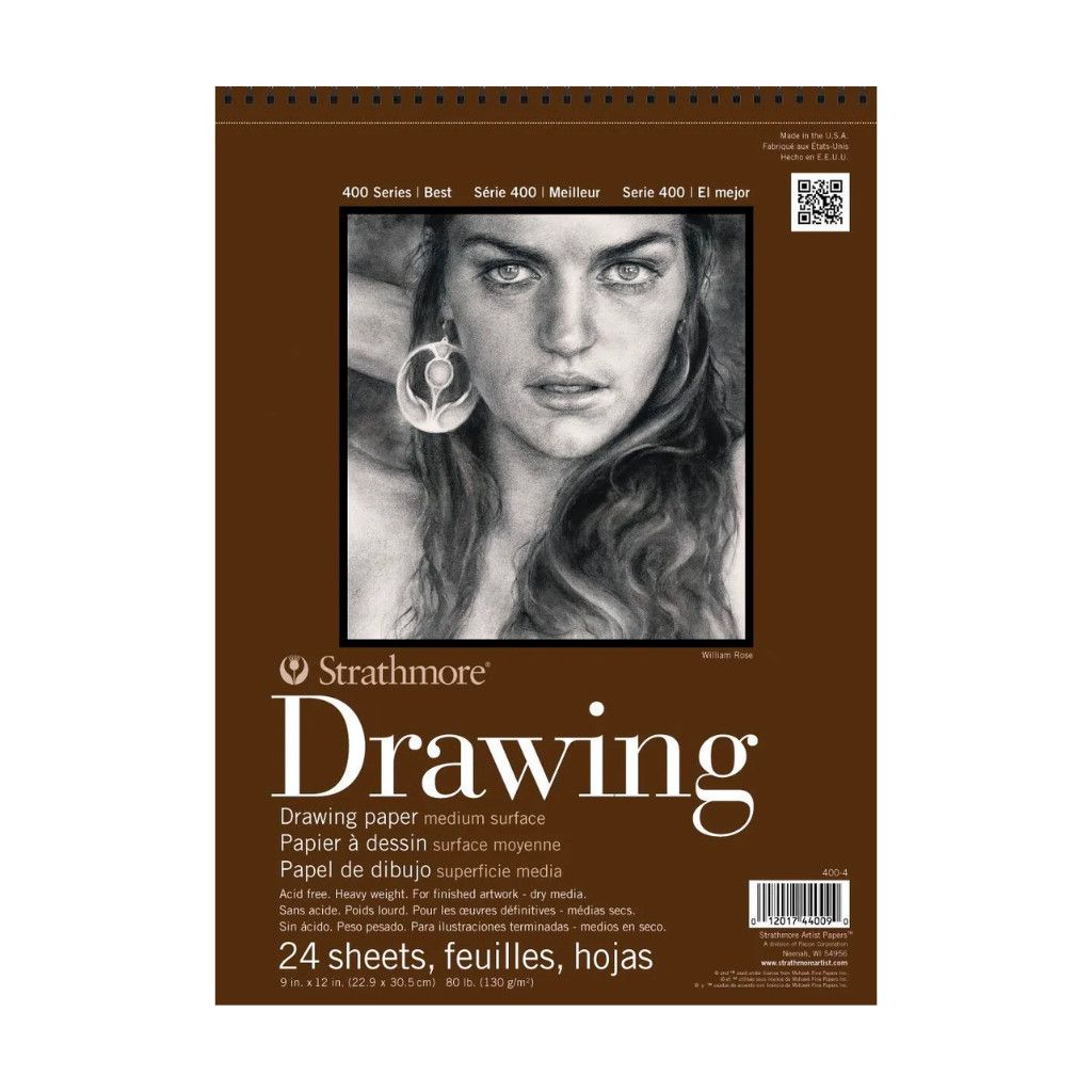Strathmore 400 Drawing Medium Wire Bound 9" x 12"