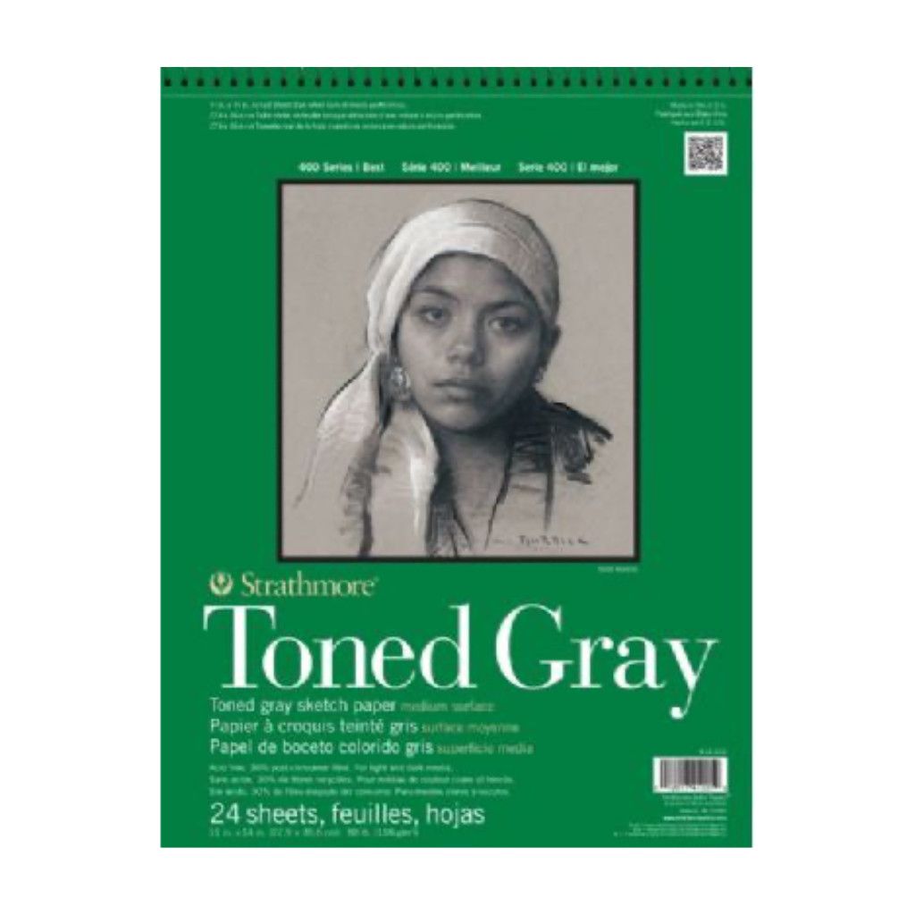 Strathmore 400 Toned Gray Wire Bound 11"x14"