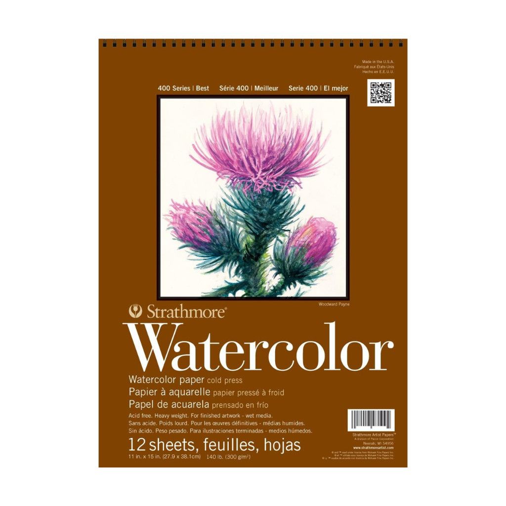 Strathmore 400 Watercolor Wire Bound 11"x15"