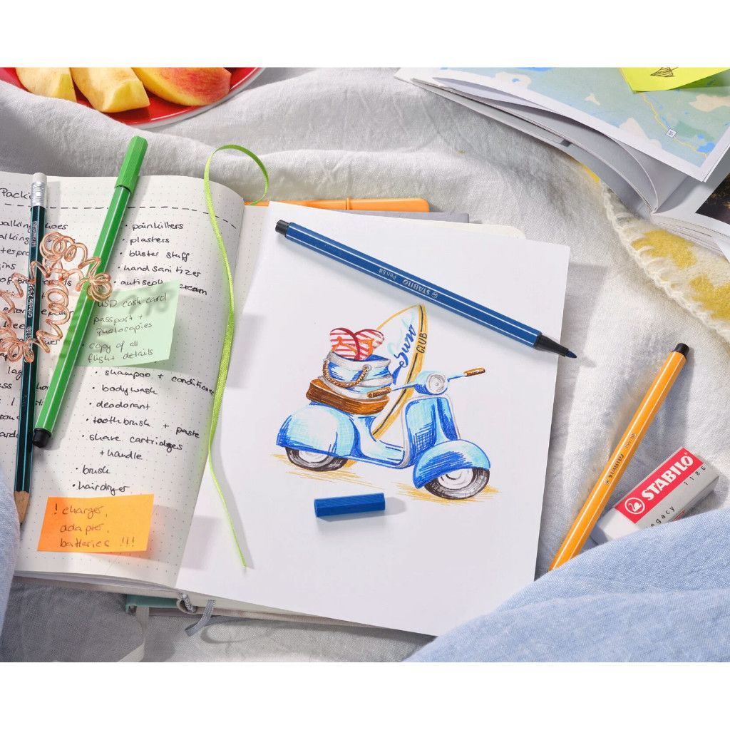 Stabilo Pen 68+88 Set 10pc Neons