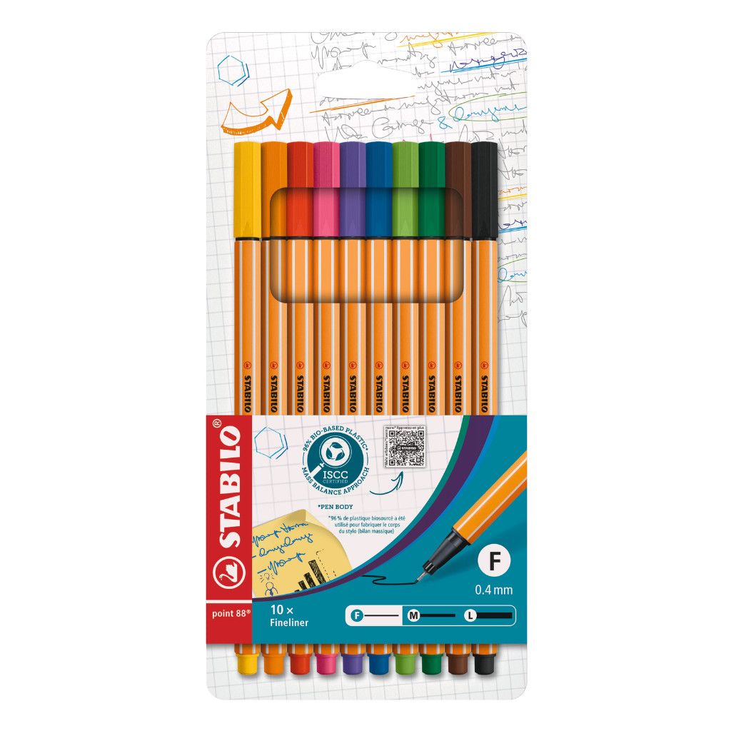 Stabilo Pen 88 Wallet Set 10pc