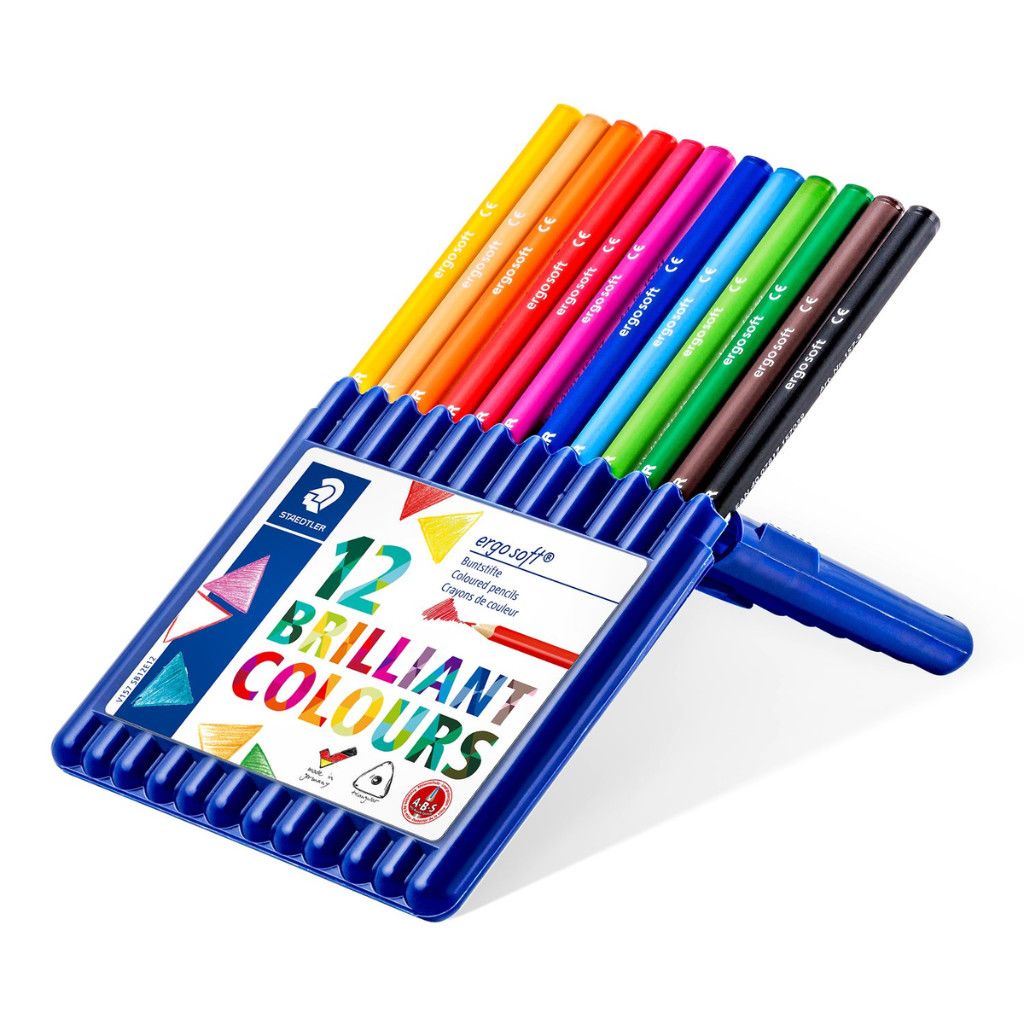 Staedtler Coloured Pencils Ergo Soft Set of 12
