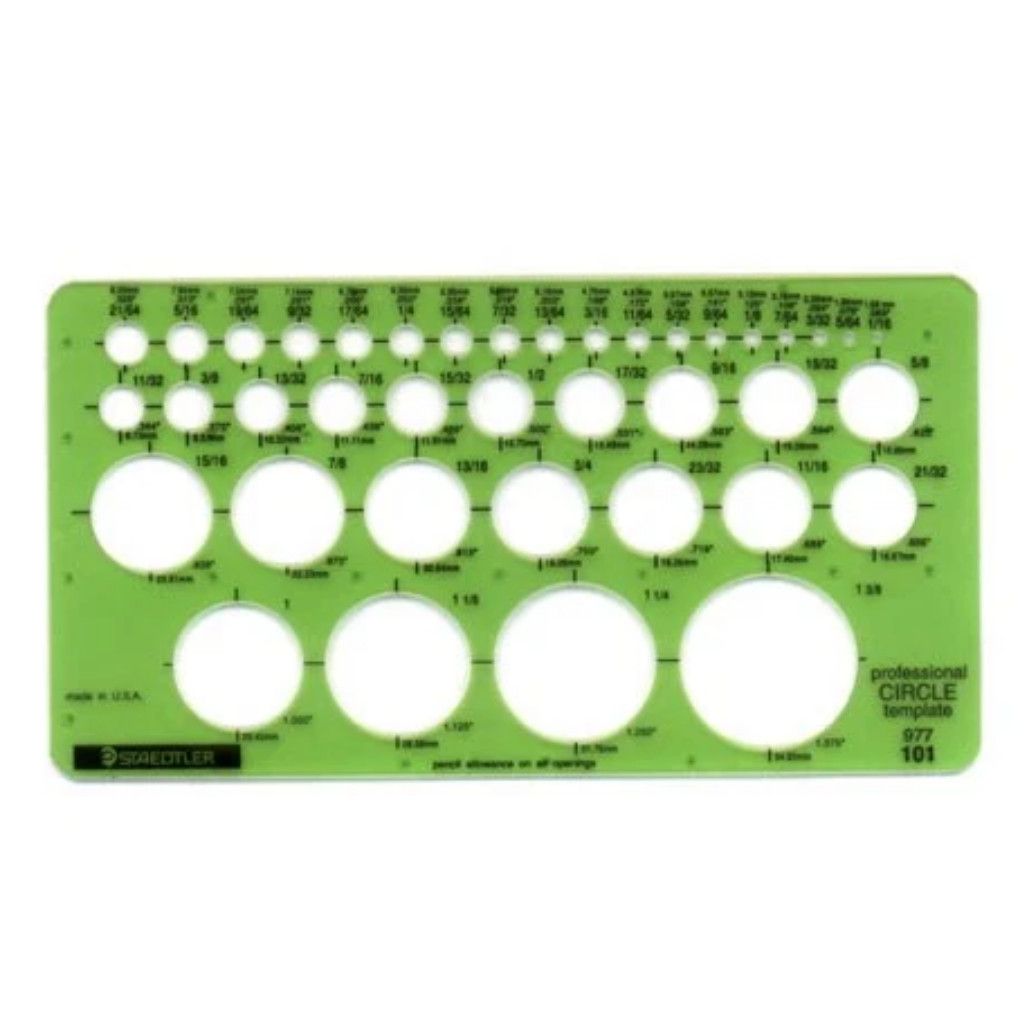 Staedtler Template Circles Small [977 101]