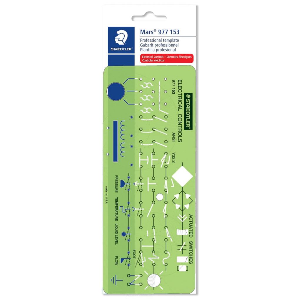 Staedtler Template Electrical Controls [977 153]