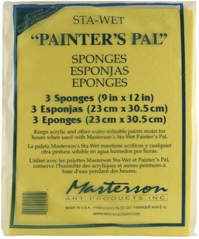 Masterson Sta-Wet Painters Pal Sponge Refill 9x12 3pk