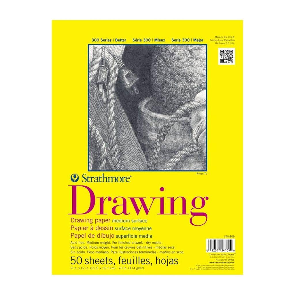 Strathmore 300 Drawing Glue Bound 9" x 12"