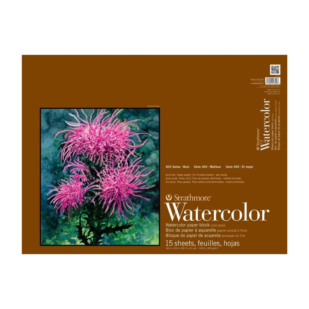 Strathmore 400 Watercolor Block 18"x24"