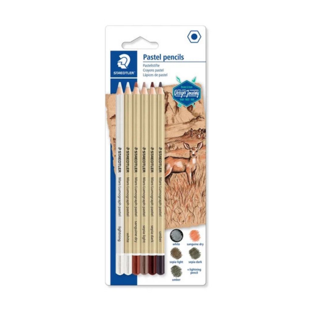 Staedtler Pastel Pencil 6 Colour Set