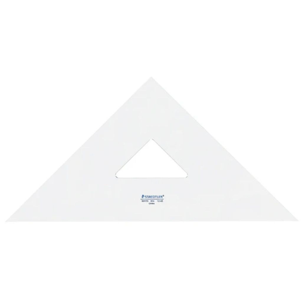 Staedtler Set Square 10/45 14" Clear
