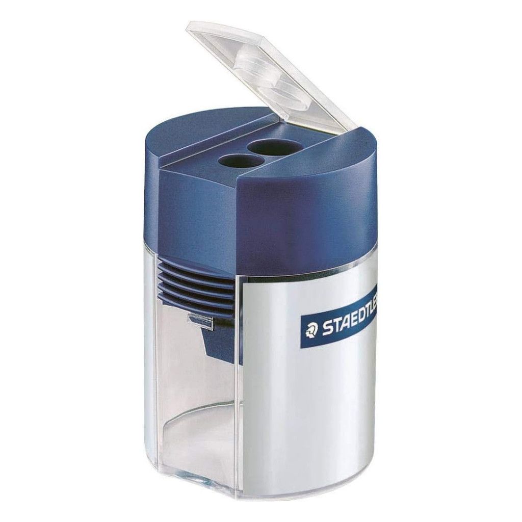 Staedtler Sharpener Double Hole Round Container [512 001]