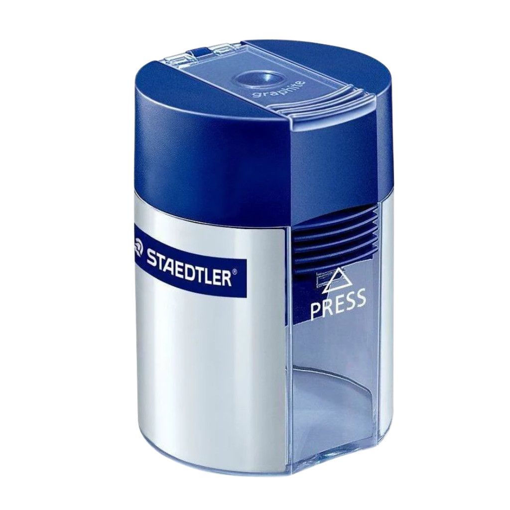 Staedtler Sharpener Single Hole Round Container [511 001]