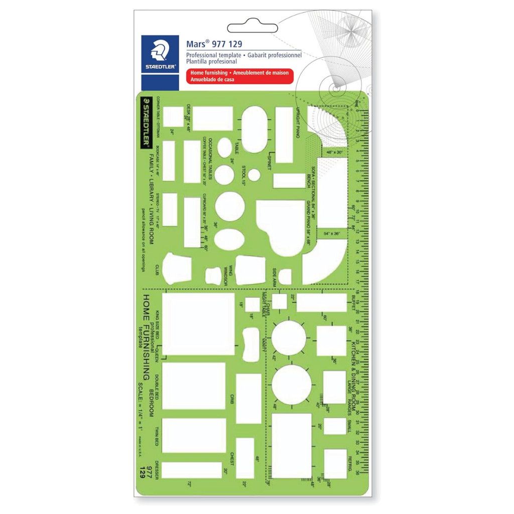 Staedtler Template Home Furnishing [977 129]