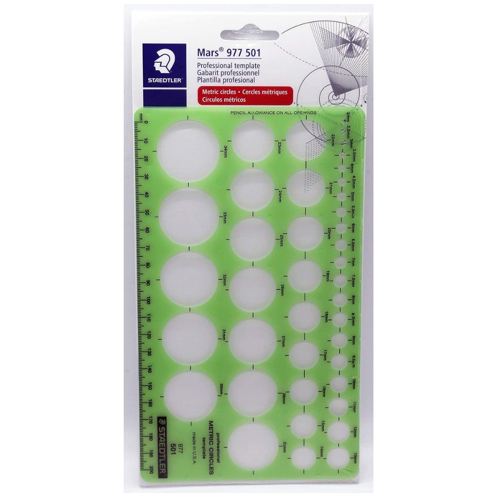 Staedtler Template Metric Circles [977 501]