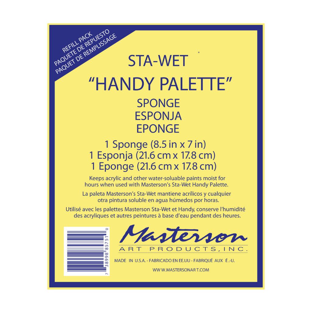 Masterson Sta-Wet Handy Sponge Refill 8 1/2x7 1pk