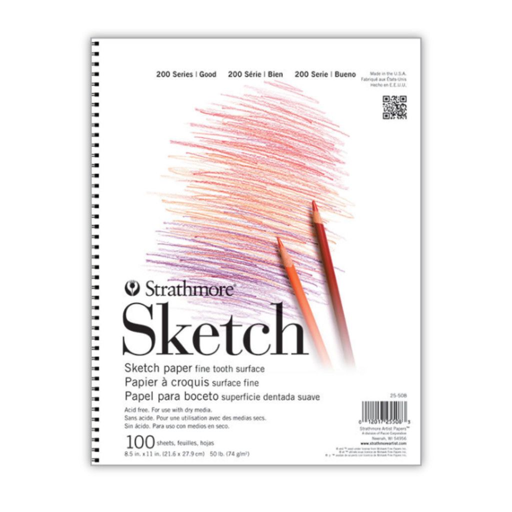 Strathmore 200 Sketch Wire Bound 8.5"x11"
