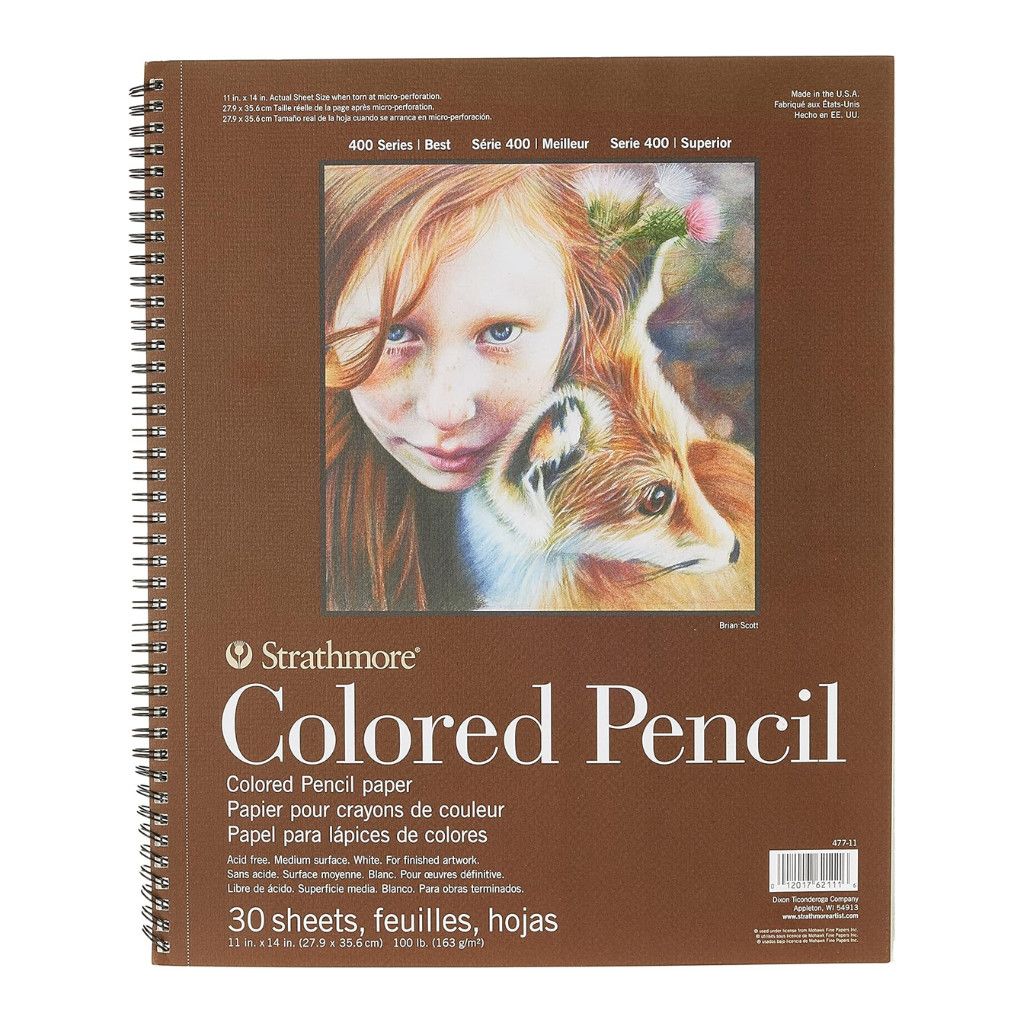 Strathmore 400 Colored Pencil Wire Bound 11"x14"