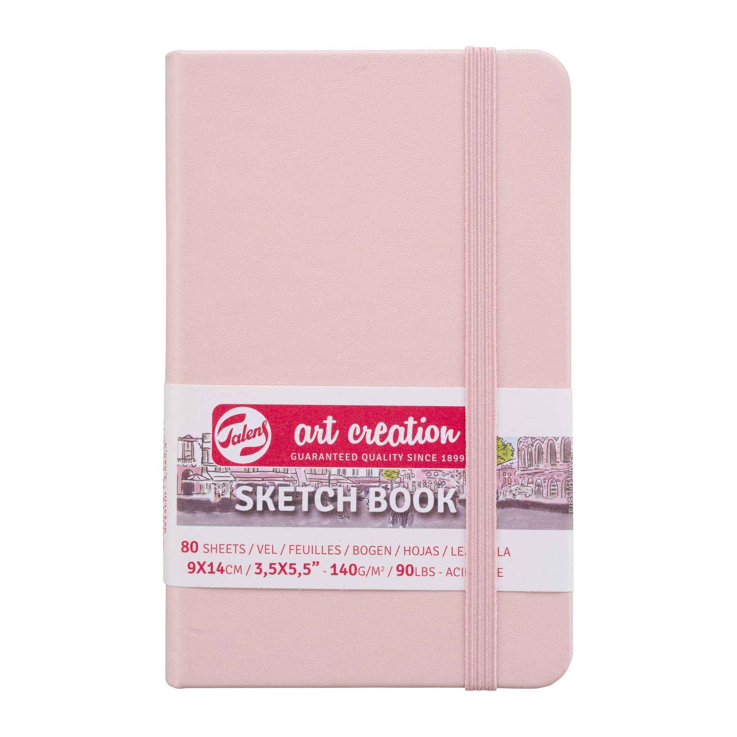 Talens Art Creation Sketch Book 3.5" x 5.5" Pastel Pink