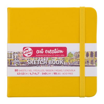 Talens Art Creation Sketch Book 4.7" x 4.7" Golden Yellow