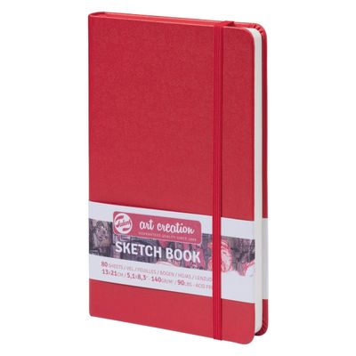 Talens Art Creation Sketch Book 5.1" x 8.3" Red