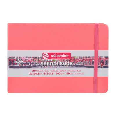 Talens Art Creation Sketch Book 8.3" x 5.8" Coral Red