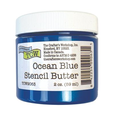 TCW Stencil Butter 2oz Ocean Blue