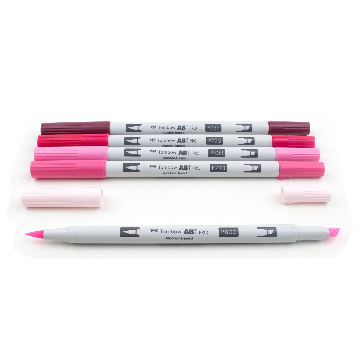 Tombow ABT Pro Alcohol Marker Set Pink Tones