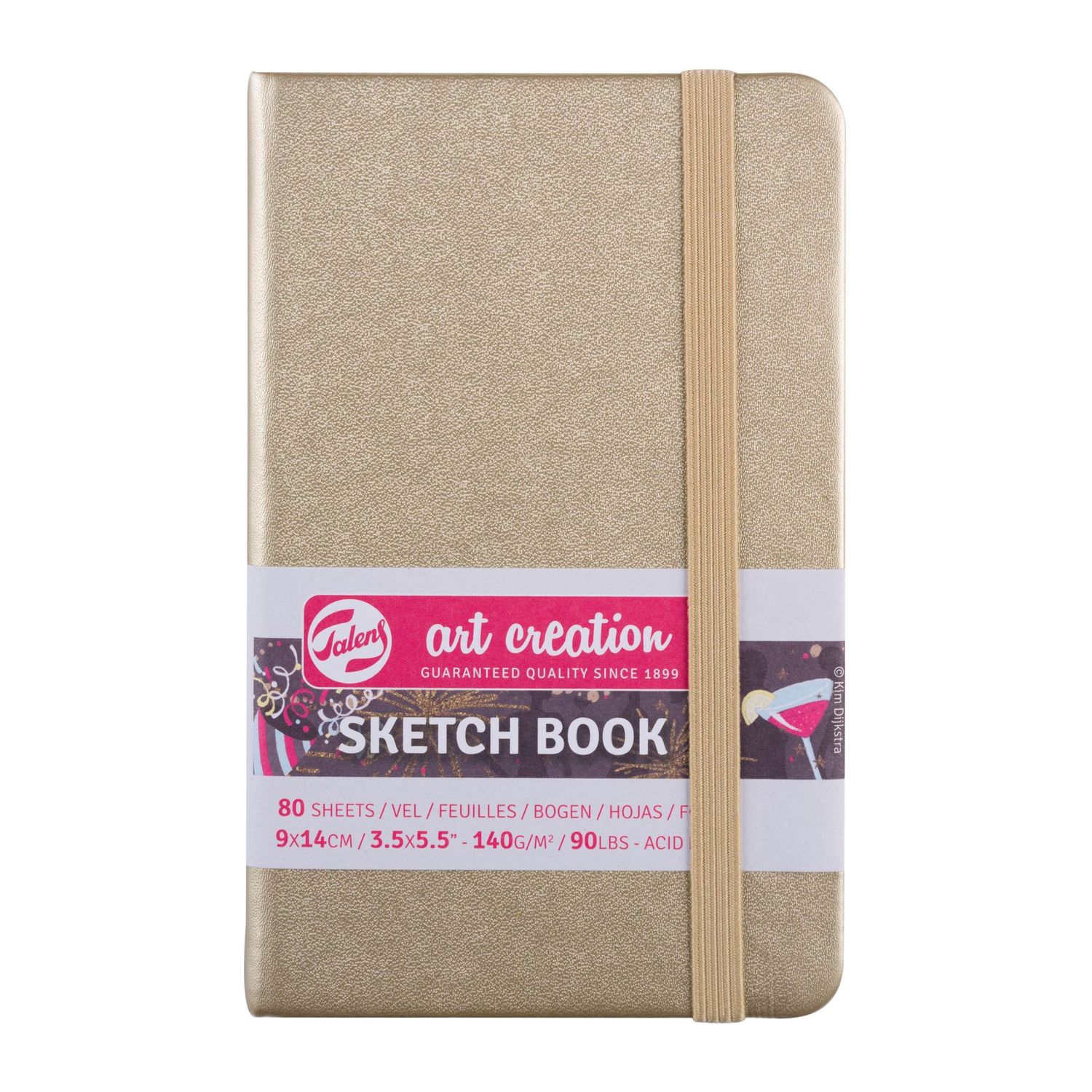 Talens Art Creation Sketch Book 3.5" x 5.5" Warm Gold