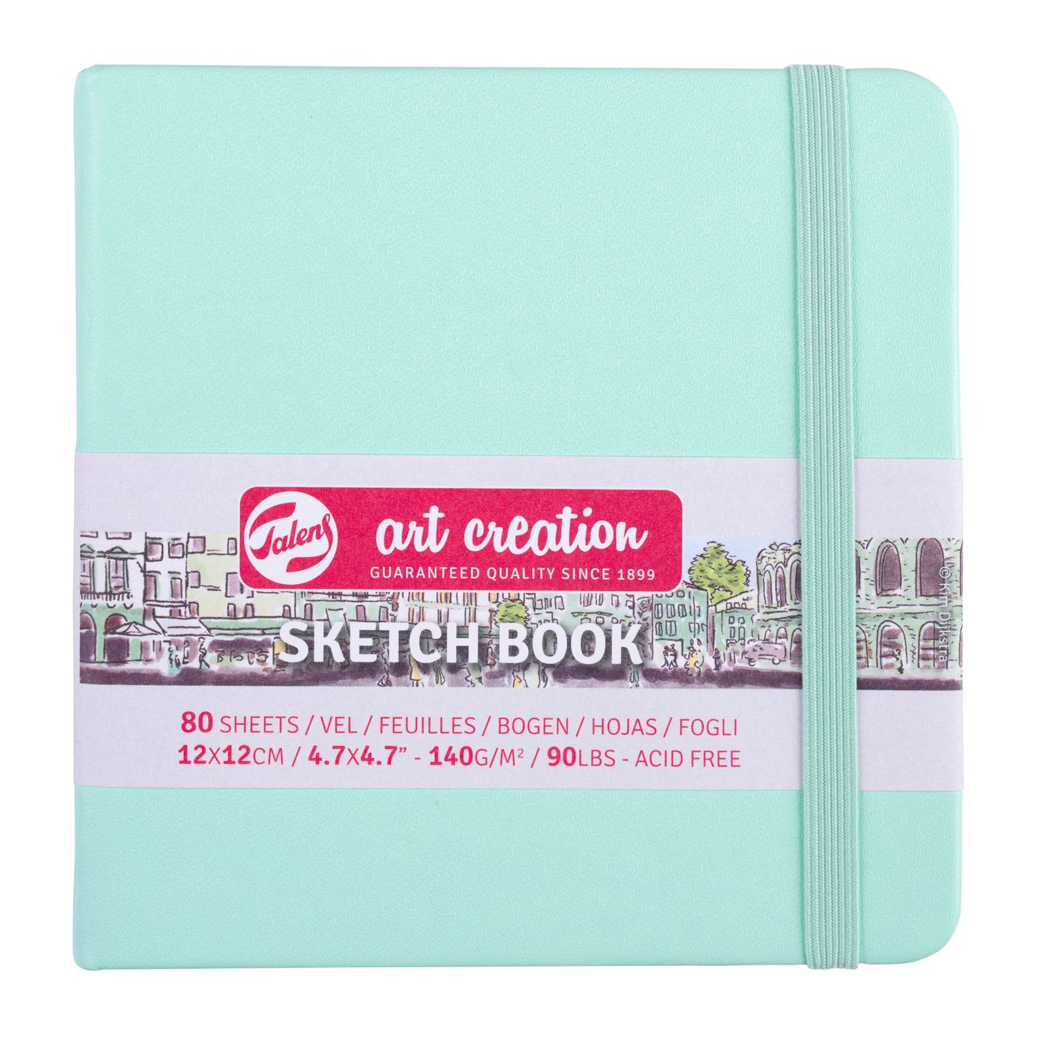 Talens Art Creation Sketch Book 4.7" x 4.7" Fresh Mint