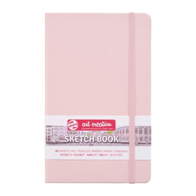Talens Art Creation Sketch Book 5.1" x 8.3" Pastel Pink