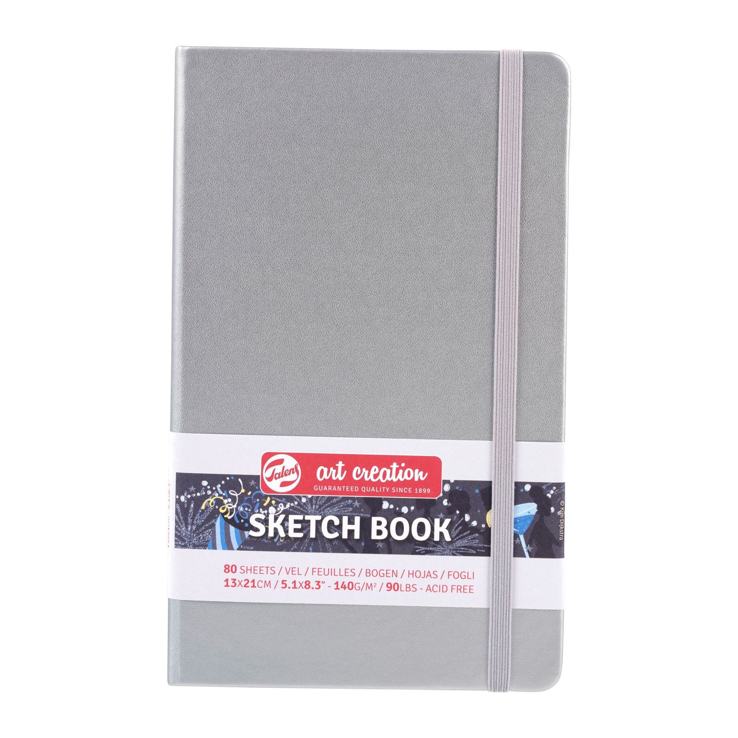 Talens Art Creation Sketch Book 5.1" x 8.3" Shiny Silver