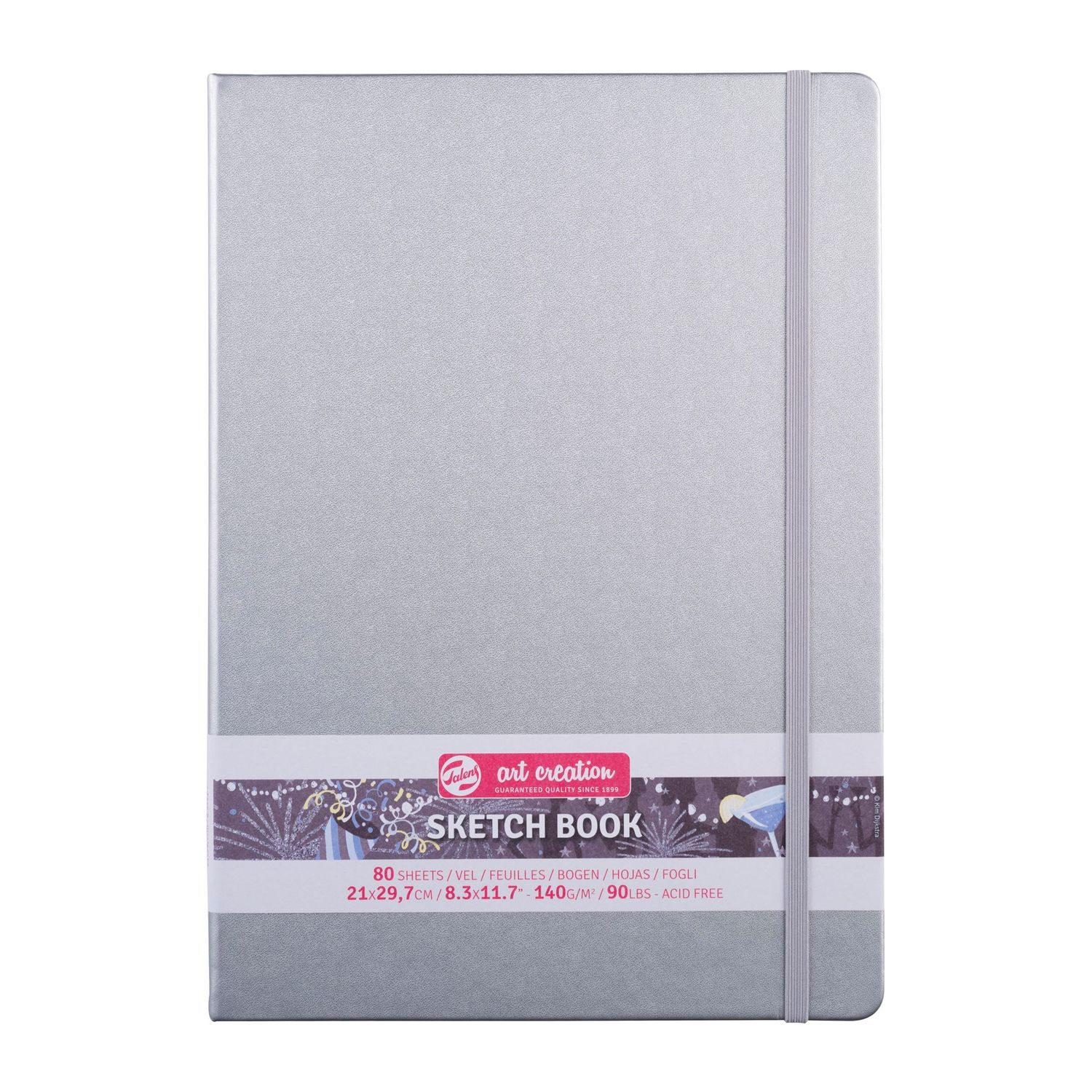 Talens Art Creation Sketch Book 8.3" x 11.7" Shiny Silver