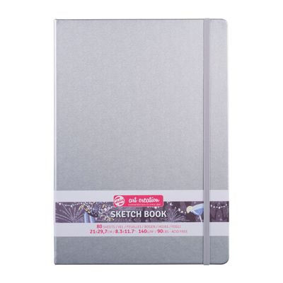 Talens Art Creation Sketch Book 8.3" x 11.7" Shiny Silver