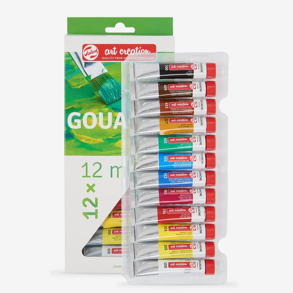 Talens Art Creation Gouache Set 12 x 12ml Set
