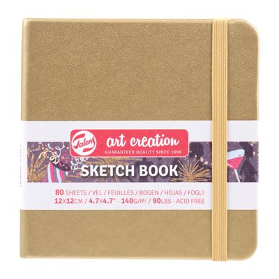 Talens Art Creation Sketch Book 4.7" x 4.7" White Gold