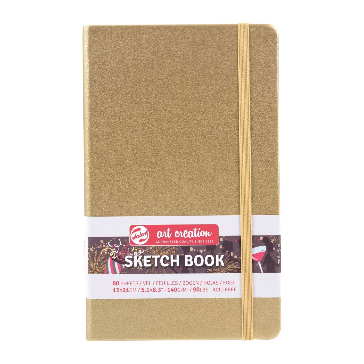 Talens Art Creation Sketch Book 5.1" x 8.3" Golden Yellow