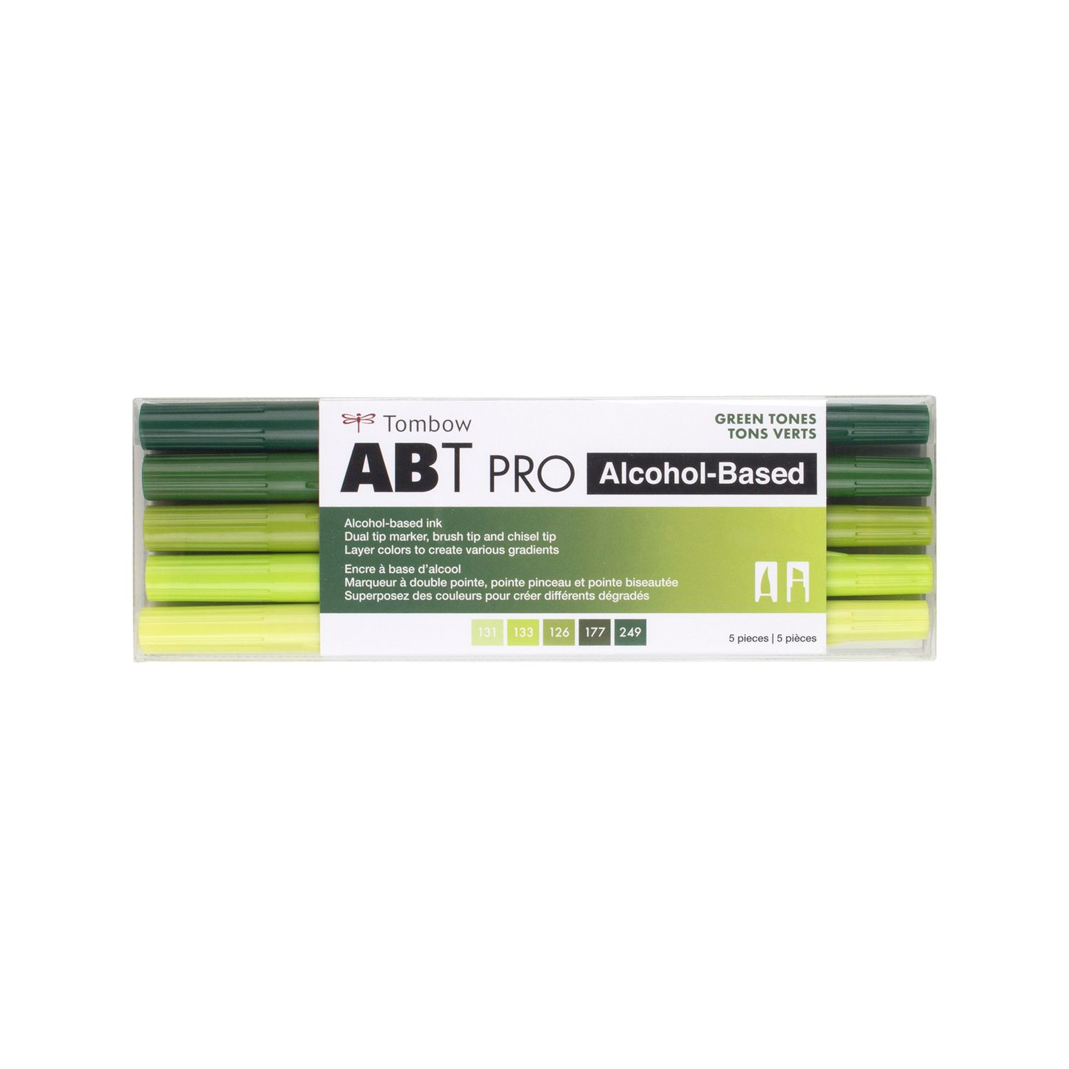Tombow ABT Pro Alcohol Marker Set Green Tones