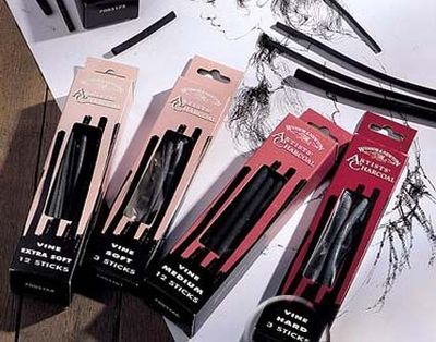 Vine Charcoal Hard 12pk