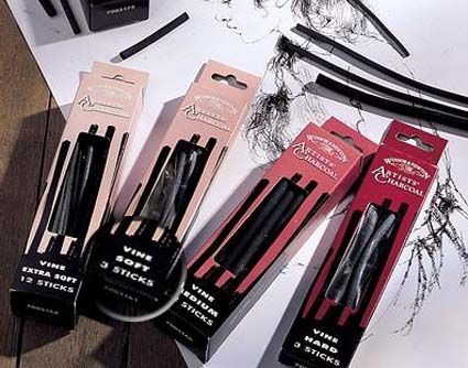 Vine Charcoal Soft 3pk