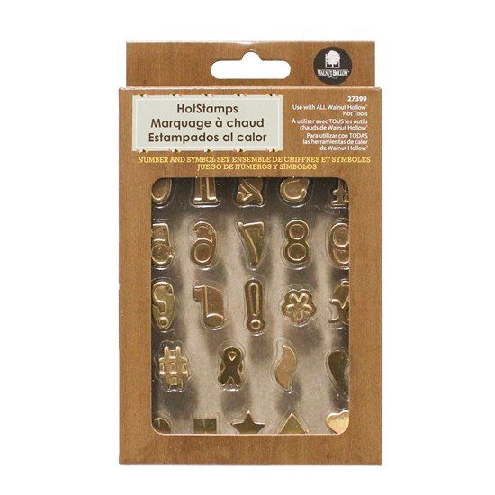 Walnut Hollow Hot Stamps Number &amp; Symbol Set Set (27399) **ND**