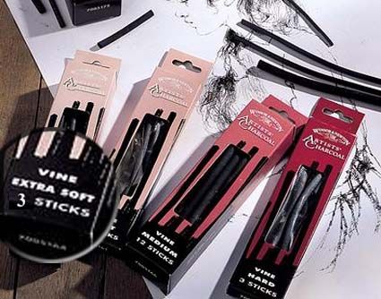 Vine Charcoal Extra Soft 3pk