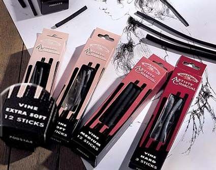Vine Charcoal Extra Soft 12pk